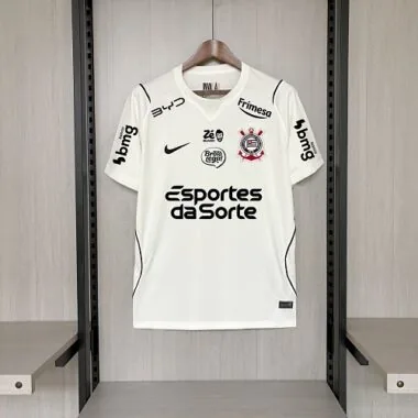 Corinthians 2026/27 Home Jersey All Sponsors S-4XL