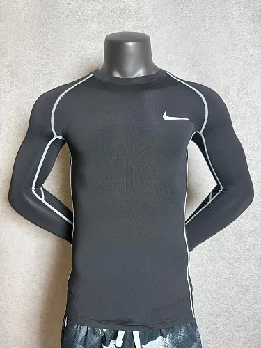 Camisa de manga comprida de compressão da Nike, tamanhos S a 3XL