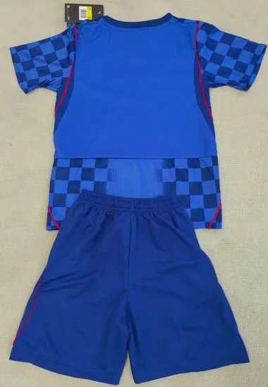 Croatia 2026 World Cup Away kid kit (Size 16-28)