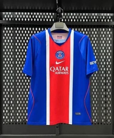 Camisa de futebol do PSG Paris 2026/27 (jogo em casa), tamanhos S-4XL