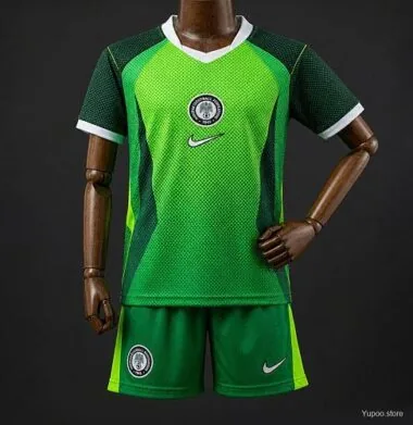 Equipamento infantil da Nigéria para o Mundial de 2026, tamanho 16-28