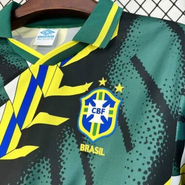 Retro Brazil 1994 Goalkeeper Long Sleeve Jersey (S-2XL)