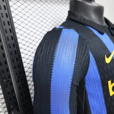 Inter Milan 2026/27 thuisshirt met lange mouwen, spelersversie (S-2XL)