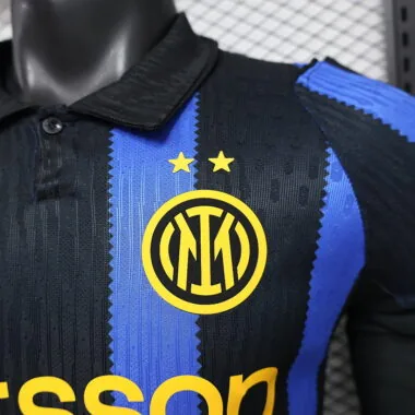 Inter Milan 2026/27 thuisshirt met lange mouwen, spelersversie (S-2XL)