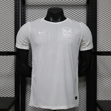 Camisola de futebol da seleção masculina da Noruega para o Mundial de 2026 (terceiro equipamento para jogos fora de casa), versão para jogadores, tamanhos S-2XL