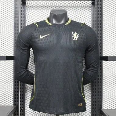 Camiseta de visitante del Chelsea 2026/27, versión para jugador, manga larga, tallas S-3XL
