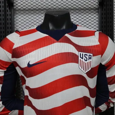 USA 2026 World Cup Home Long Sleeve Player Version Jersey (S-2XL)