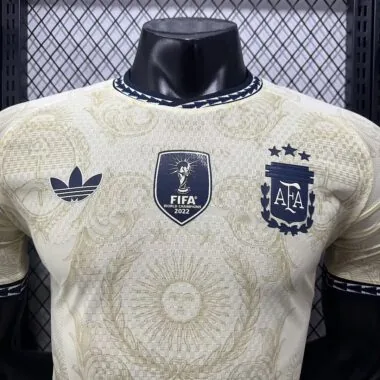 Argentina 2026 Beige Champions Commemorative Edition Player Version Jersey (S-XXL)