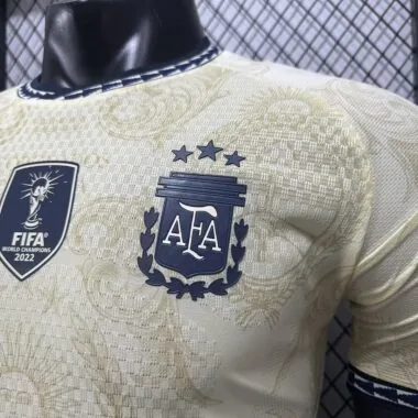 Argentina 2026 Beige Champions Commemorative Edition Player Version Jersey (S-XXL)