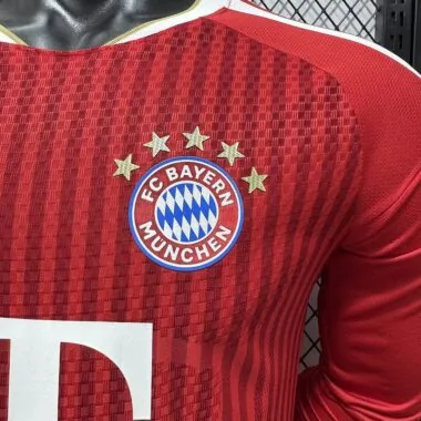 Bayern Munich 2026/27 Home Player Version Long Sleeve Soccer Jersey (S-2XL)