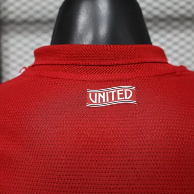 Manchester United 2026/27 Home Long Sleeve Player Version Jersey (S-2XL)