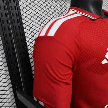 Manchester United 2026/27 Home Long Sleeve Player Version Jersey (S-2XL)