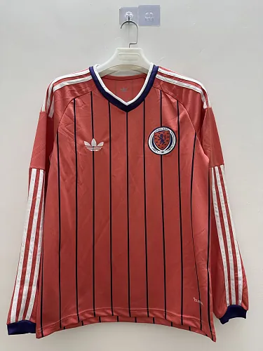 Camisa de manga comprida da seleção da Escócia para o Mundial de 2026 (jogo fora de casa), tamanhos S-4XL