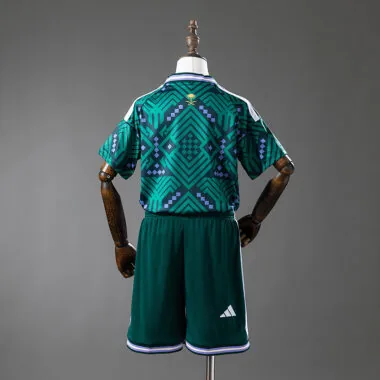 Saudi Arabia 2026 World Cup Home Kids Kit Jersey (Size 16-28)