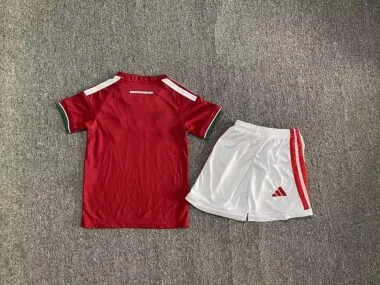 Hungary 2026 World Cup Home Kids Kit Jersey (Size 16-28)