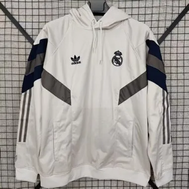25-26 Real Madrid white hoodie