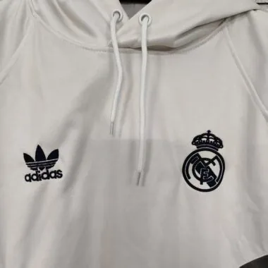 25-26 Real Madrid white hoodie