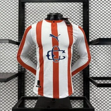 Camisa de manga comprida do Chivas de Guadalajara 2026/27, 120.º aniversário, versão jogador, tamanhos S-2XL