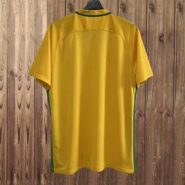 Retro Brazil 2016 Home soccer Jersey (S-2XL)