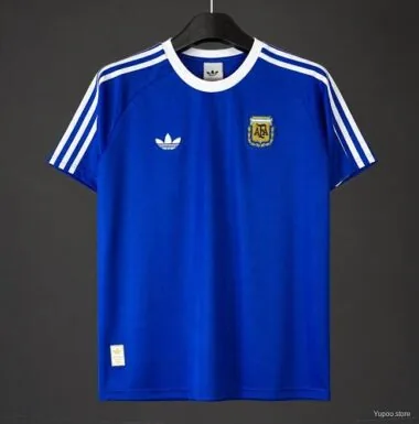 Mens Argentina 2026 World Cup Blue Training Jersey S-2XL