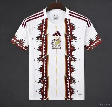 Maglia edizione speciale bianca Aztec Roots Messico 2026