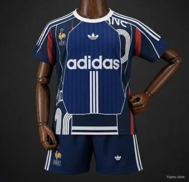 Camisola especial azul da seleção francesa de infantis para 2026