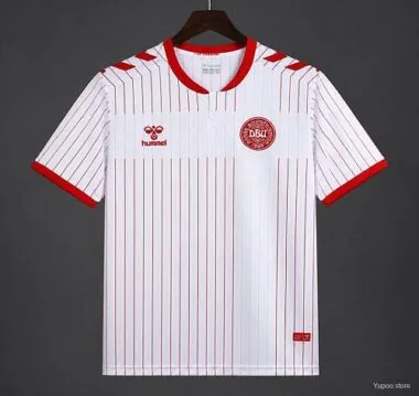 Camisa de futebol da seleção da Dinamarca para os jogos fora de casa no Mundial de 2026 – tamanhos S a 4XL