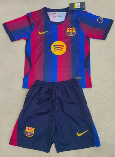 Barcelona 2026/27 Home Kids Kit (Size 16-28)