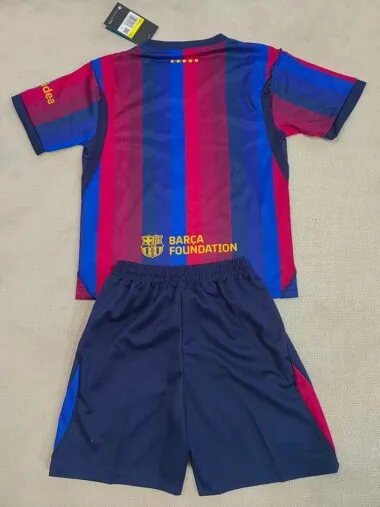 Barcelona 2026/27 Home Kids Kit (Size 16-28)