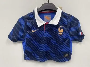 France 2026 World Cup Home Crop Top size S-2XL