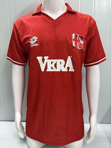 Retro Padova 1993-94, camisola de jogo fora vermelha, tamanhos S-XXL
