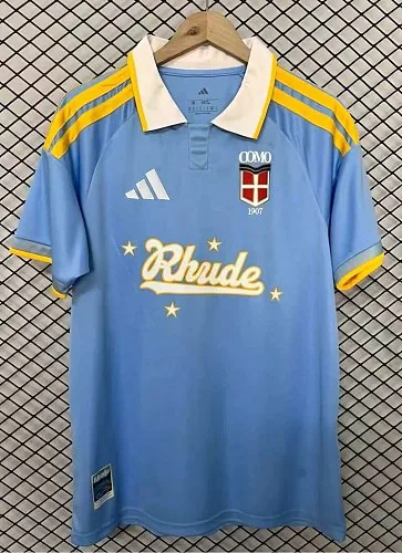 Como 1907 VS Rhude 2025/26 Fourth Away soccer jersey Size S-4XL