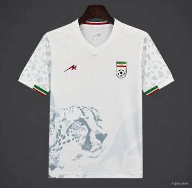 Camisa de futebol da seleção do Irão para o Mundial de 2026 – tamanhos S a 4XL