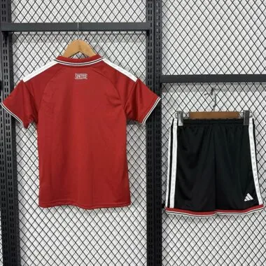 Manchester United 2026/27 Home Kid Kits 16-28 Black Shorts
