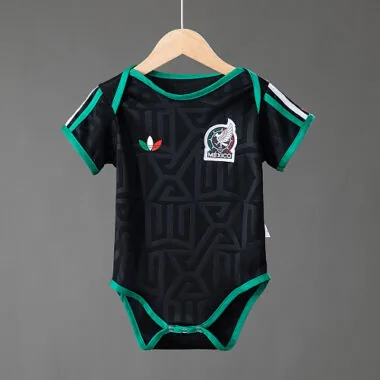 Camisa de jogo fora n.º 3 da seleção infantil do México para o Mundial de 2026 – Tamanhos: 9 e 12