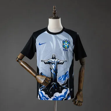 Brasil 2026 Cristo Salvador - Camisola cinzenta S-XXL