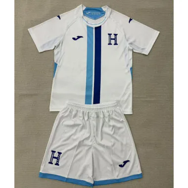 Equipamento infantil da seleção das Honduras para o Mundial de 2026 – Camisola de futebol da equipa da casa, tamanhos 16-28