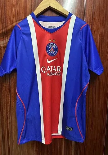 Camisa de futebol do PSG Paris 2026/27 (jogo em casa), tamanhos S-4XL, com 2 estrelas