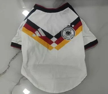 Alemanha 2026 COPA DO MUNDO Camisola de casa para animais de estimação, tamanhos XS-XL