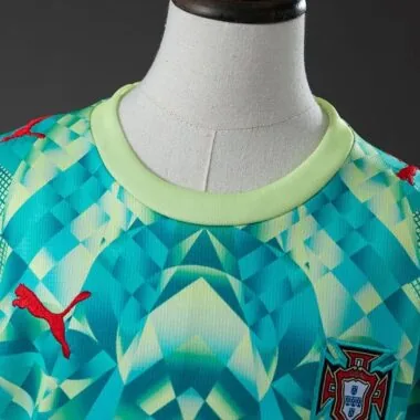 Portogallo - Kit da portiere "Green" per bambini per i Mondiali 2026 - Taglie 16-28