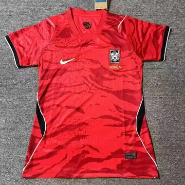 Camisa de futebol da seleção feminina da Coreia 2026 (jogo em casa), tamanhos S-2XL
