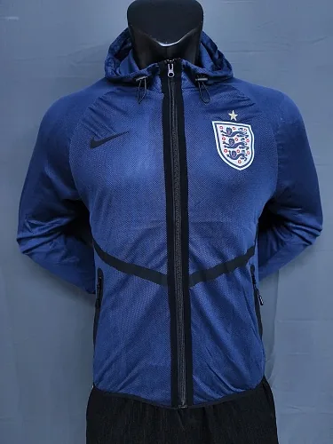 Casaco azul pré-jogo da Inglaterra para o Mundial de 2026, tamanhos S-3XL