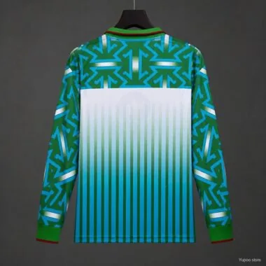 Retro 1994 Morocco Away Green Long Sleeve Jersey (S-2XL)