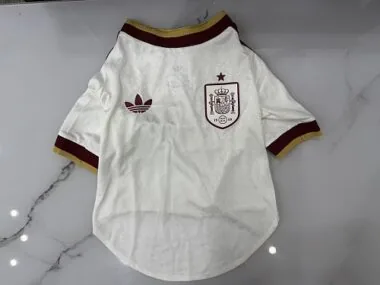 Camisola PET da selecção espanhola para jogos fora de casa no Mundial de 2026, tamanhos XS-XL