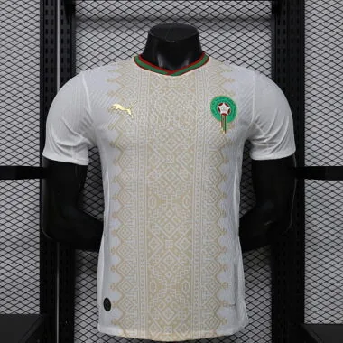 Camisa da seleção marroquina para o Mundial de 2026 (versão para jogos fora de casa)