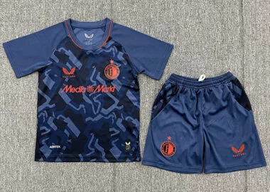 Equipamento infantil de terceiro jogo fora de casa do Feyenoord 2026/27, tamanhos 16-28