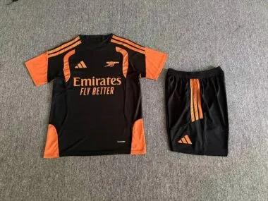 Arsenal 2026/27 Black and Orange Training Suit (S-2XL)