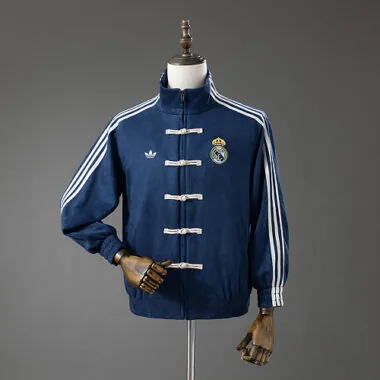 Casaco Tang do Real Madrid 2026, tamanhos S-XXL