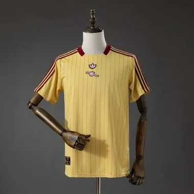 Camisa amarela do Arsenal Terrace Icons 2026, tamanhos S-XXL