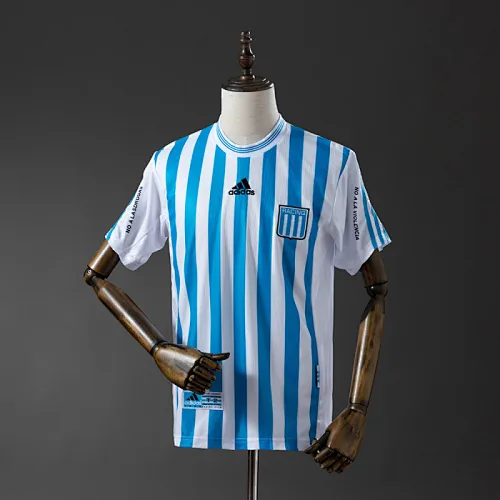 Camisa de futebol retro do Racing Club de Avellaneda (1999/00), para jogos fora de casa, tamanhos S-2XL